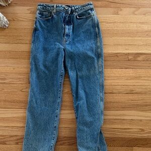 KHAITE Blue Straight Leg Women's Jeans